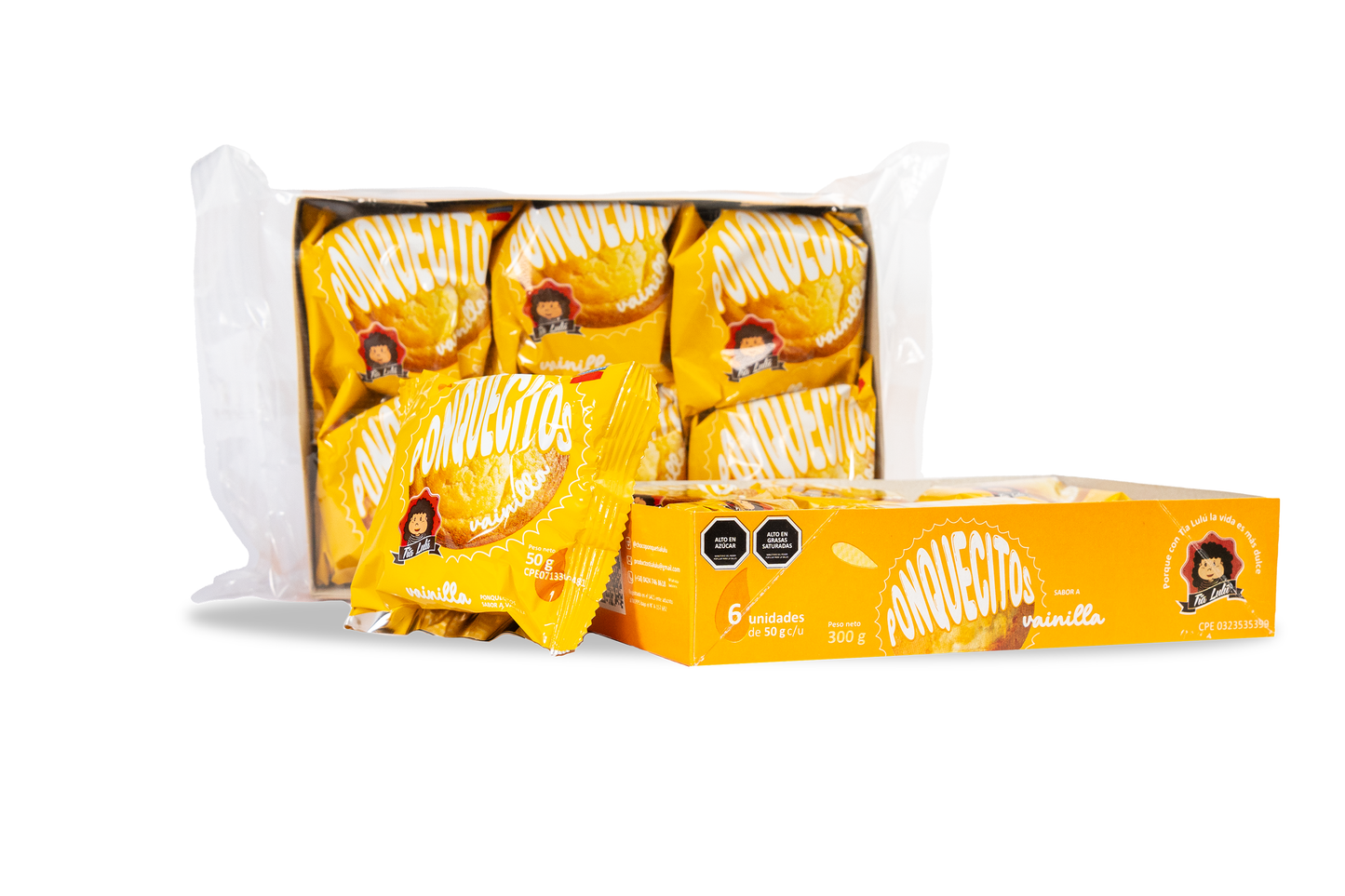 Ponquecitos de Vainilla (12 display)