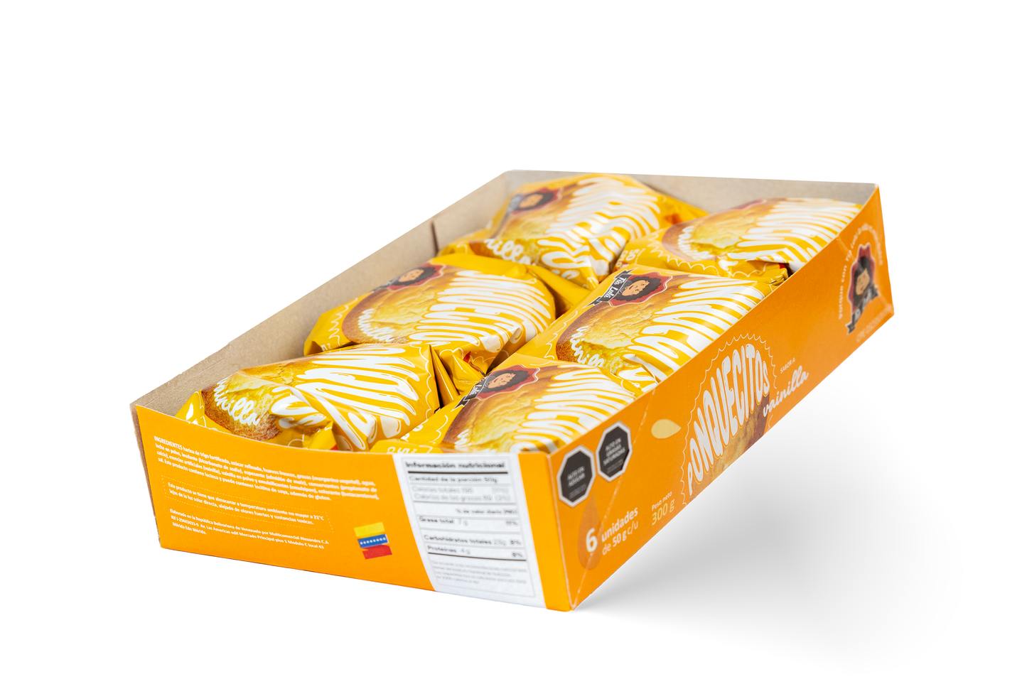 Ponquecitos de Vainilla (12 display)
