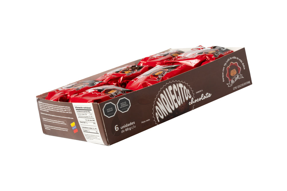 Ponquecitos de Chocolate (12 display)