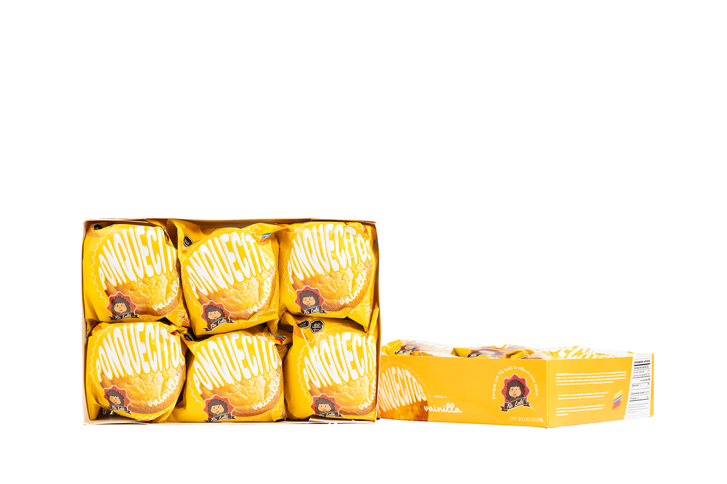 Ponquecitos de Vainilla (12 display)